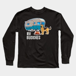 German Shepherd Dog Rv Buddies Pet Lovers Funny Camping Camper Long Sleeve T-Shirt